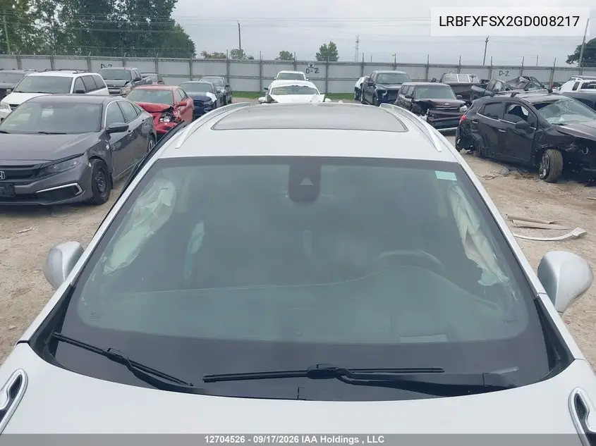 2016 BUICK ENVISION VIN LRBFXFSX2GD008217 — фото 18
