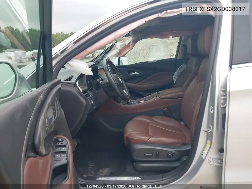 2016 BUICK ENVISION VIN LRBFXFSX2GD008217 — фото 5