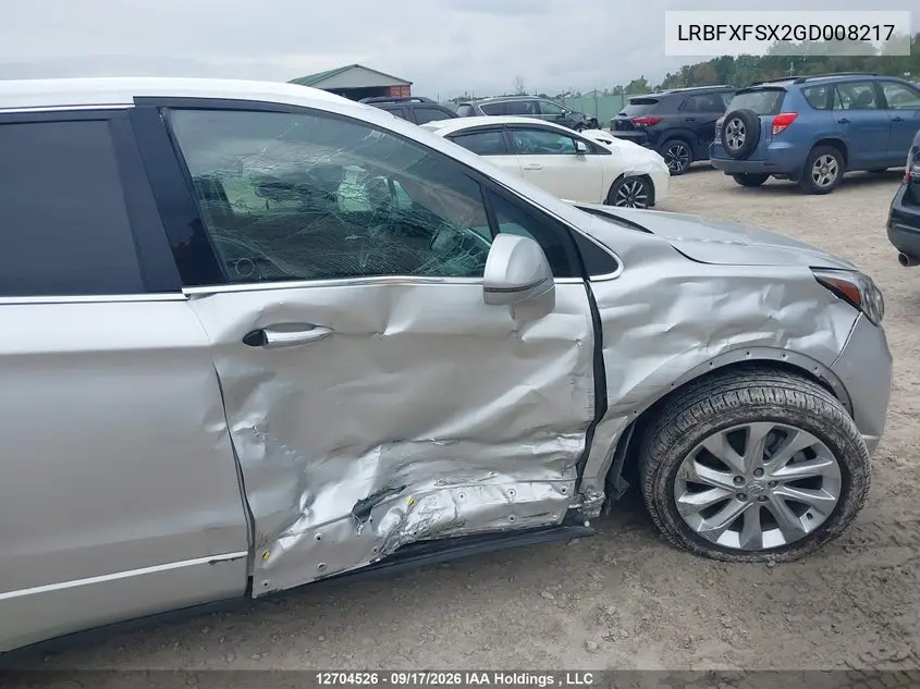 2016 BUICK ENVISION VIN LRBFXFSX2GD008217 — фото 6