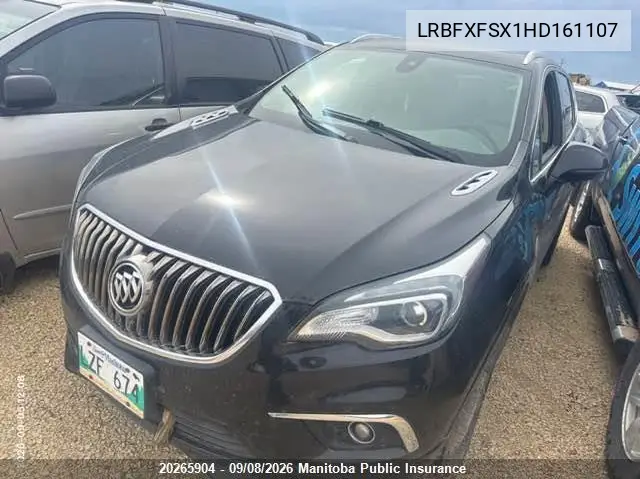 BUICK ENVISION 2017, VIN LRBFXFSX1HD161107