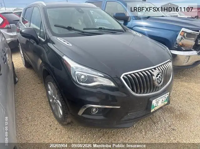 2017 BUICK ENVISION VIN LRBFXFSX1HD161107 — фото 2