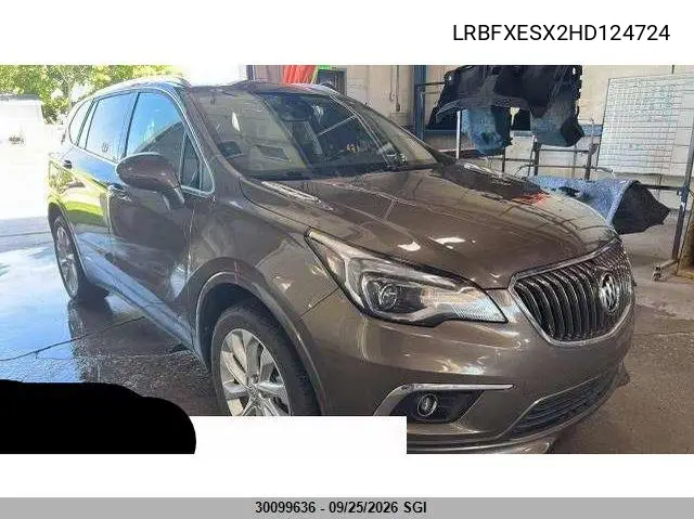 BUICK ENVISION 2017, VIN LRBFXESX2HD124724