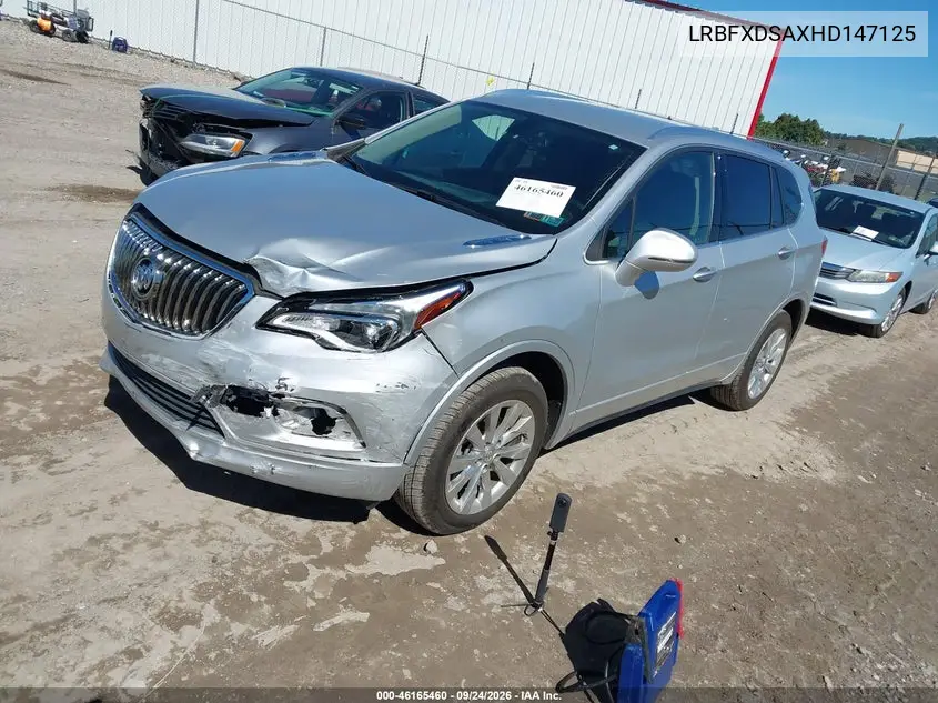 2017 BUICK ENVISION VIN LRBFXDSAXHD147125 — фото 2
