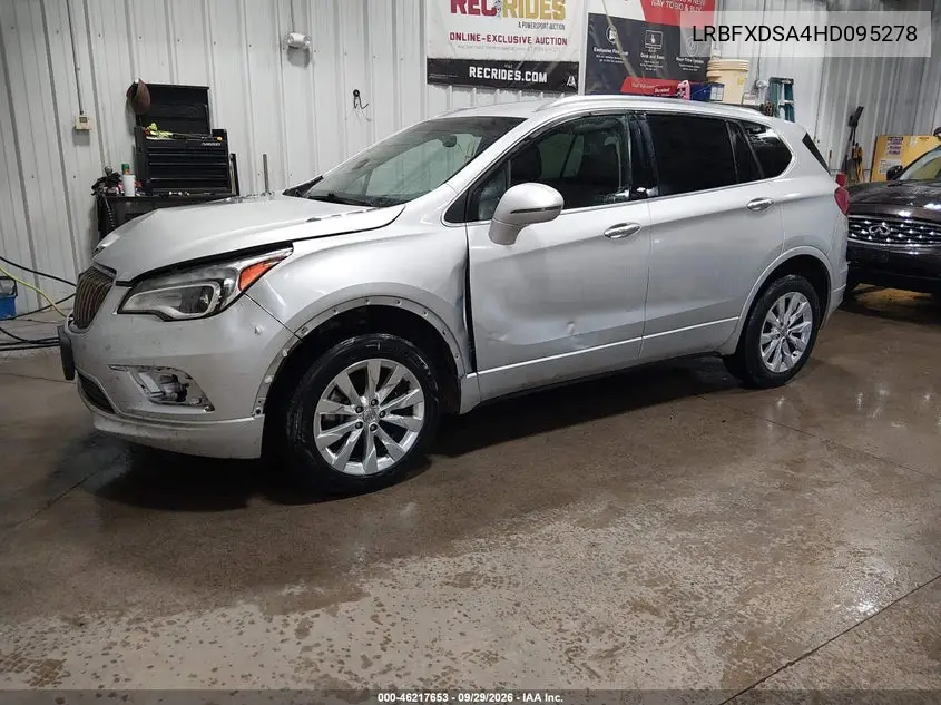 2017 BUICK ENVISION VIN LRBFXDSA4HD095278 — фото 2