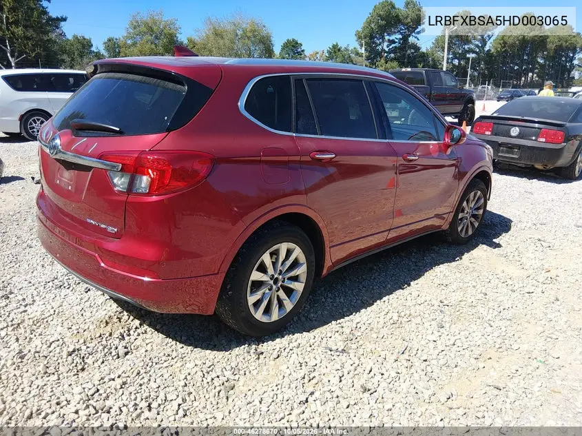 2017 BUICK ENVISION VIN LRBFXBSA5HD003065 — фото 4