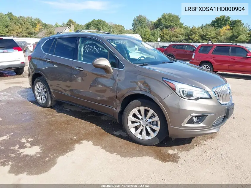 BUICK ENVISION 2017, VIN LRBFXDSA1HD000904