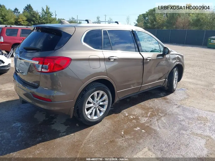 2017 BUICK ENVISION VIN LRBFXDSA1HD000904 — фото 4