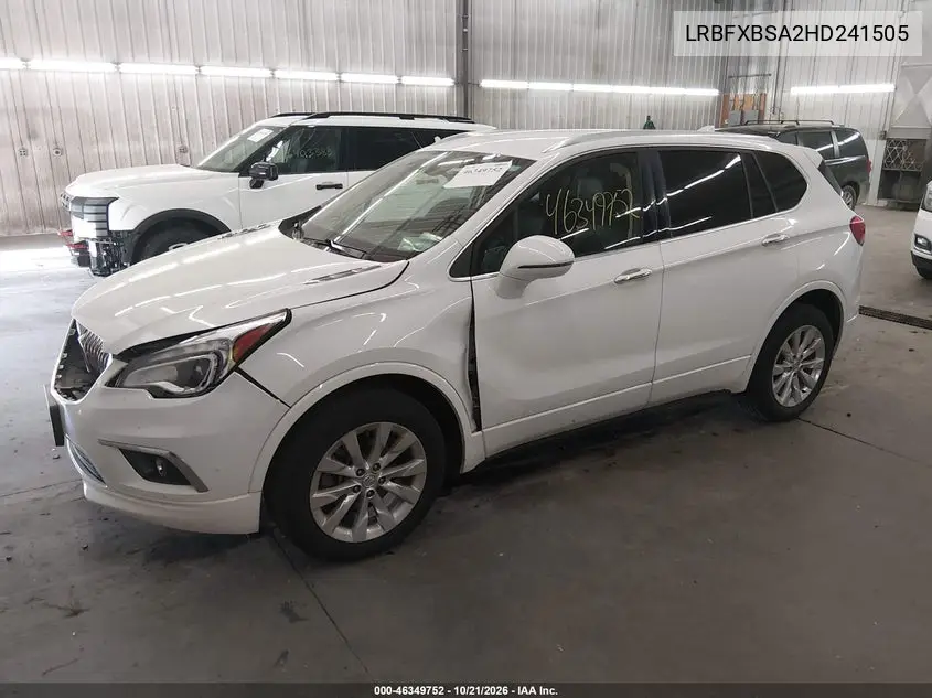 2017 BUICK ENVISION VIN LRBFXBSA2HD241505 — фото 2