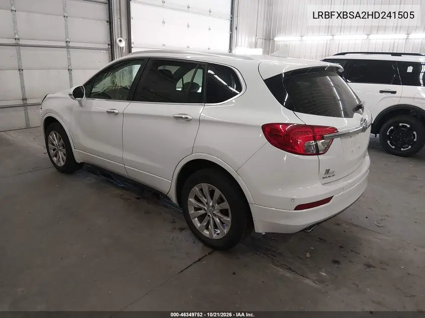 2017 BUICK ENVISION VIN LRBFXBSA2HD241505 — фото 3