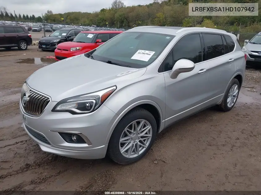 2017 BUICK ENVISION VIN LRBFXBSA1HD107942 — фото 2