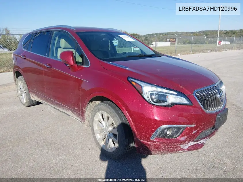 BUICK ENVISION 2017, VIN LRBFXDSA7HD120996