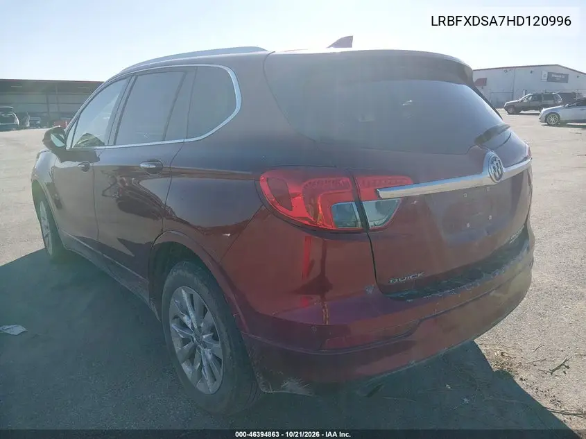2017 BUICK ENVISION VIN LRBFXDSA7HD120996 — фото 3