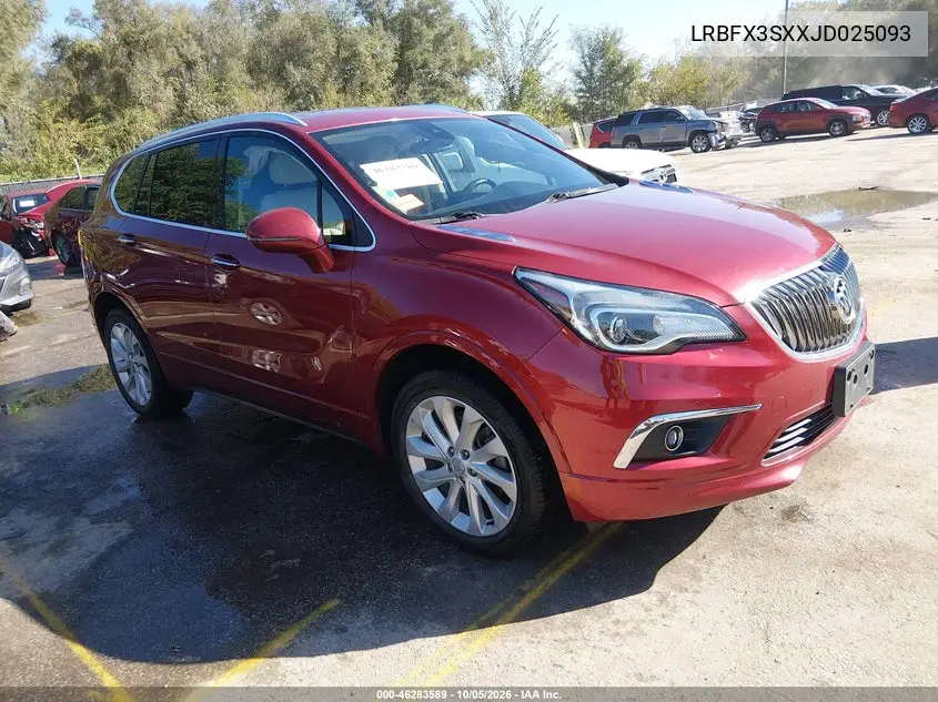BUICK ENVISION 2018, VIN LRBFX3SXXJD025093