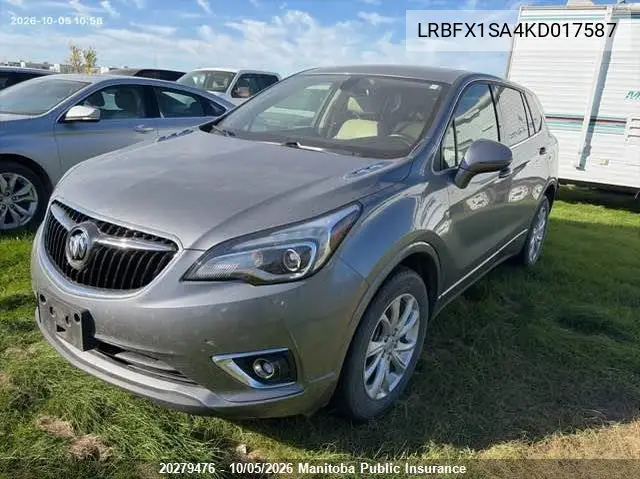 2019 BUICK ENVISION VIN LRBFX1SA4KD017587 — фото 2
