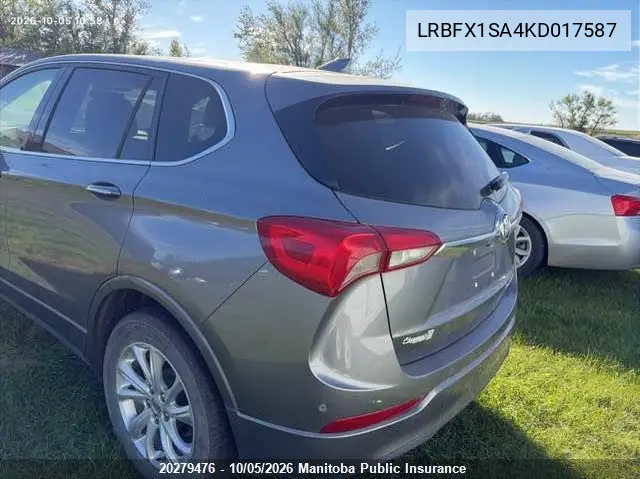 2019 BUICK ENVISION VIN LRBFX1SA4KD017587 — фото 3
