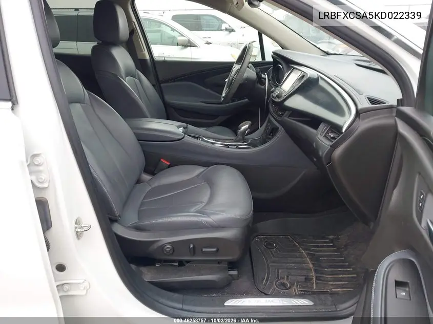 2019 BUICK ENVISION VIN LRBFXCSA5KD022339 — фото 5