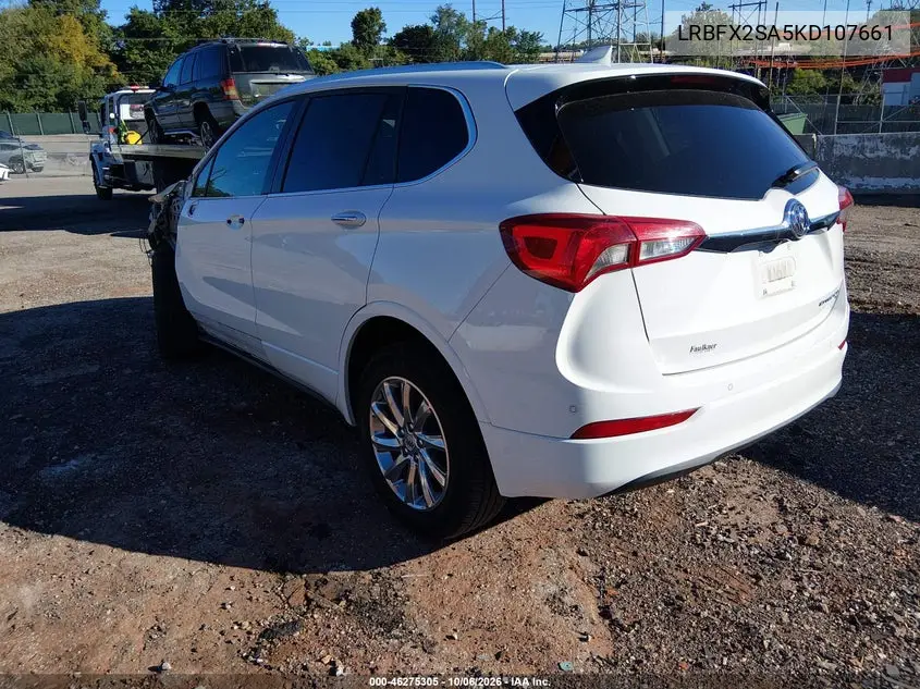 2019 BUICK ENVISION VIN LRBFX2SA5KD107661 — фото 3