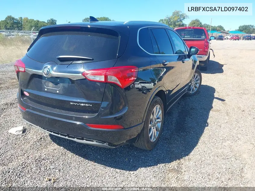 2020 BUICK ENVISION VIN LRBFXCSA7LD097402 — фото 4