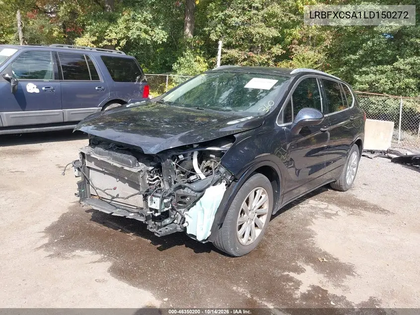 2020 BUICK ENVISION VIN LRBFXCSA1LD150272 — фото 2