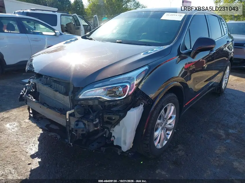 2020 BUICK ENVISION VIN LRBFXBSA5LD231043 — фото 2