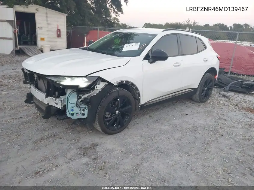 2021 BUICK ENVISION VIN LRBFZNR46MD139467 — фото 2