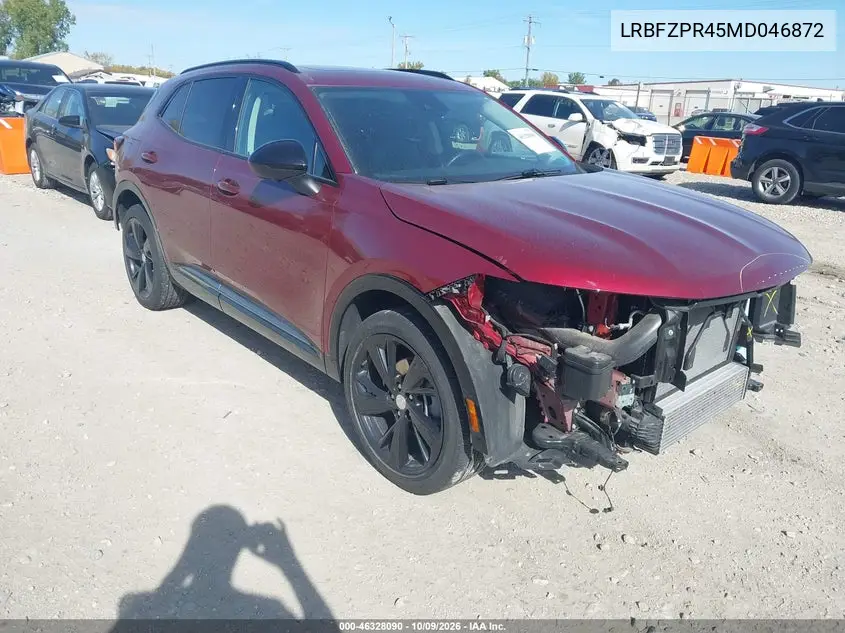 BUICK ENVISION 2021, VIN LRBFZPR45MD046872