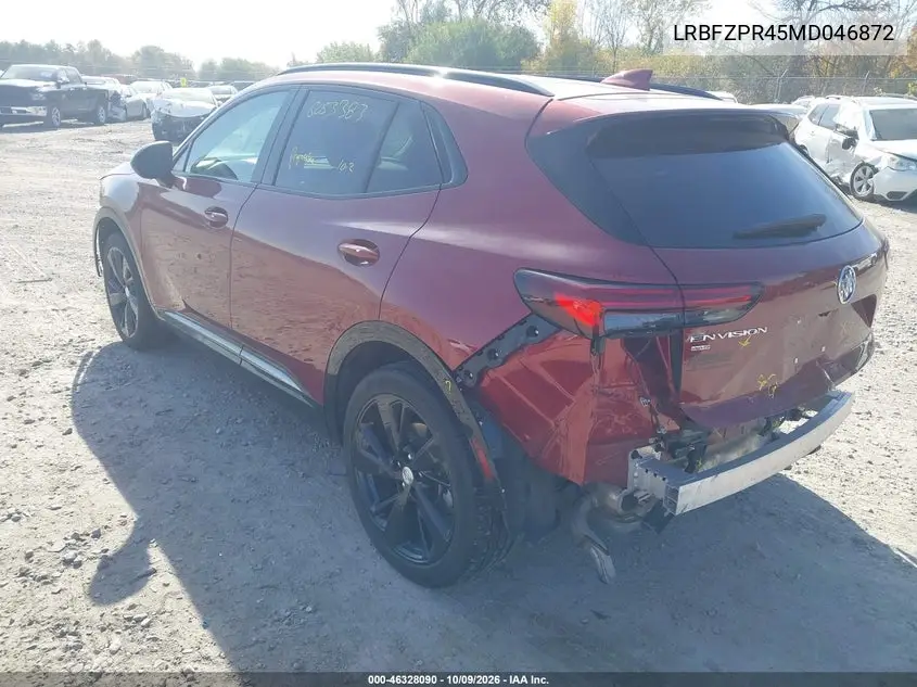 2021 BUICK ENVISION VIN LRBFZPR45MD046872 — фото 3