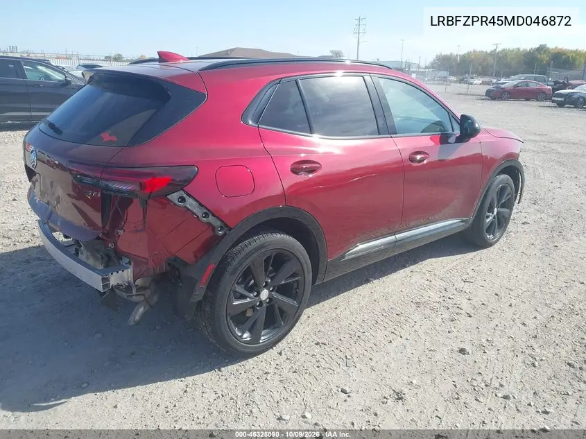 2021 BUICK ENVISION VIN LRBFZPR45MD046872 — фото 4
