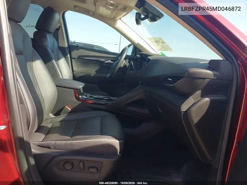 2021 BUICK ENVISION VIN LRBFZPR45MD046872 — фото 5