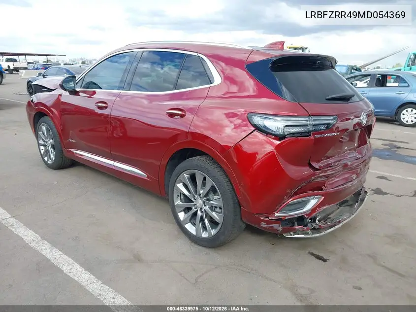 2021 BUICK ENVISION VIN LRBFZRR49MD054369 — фото 3