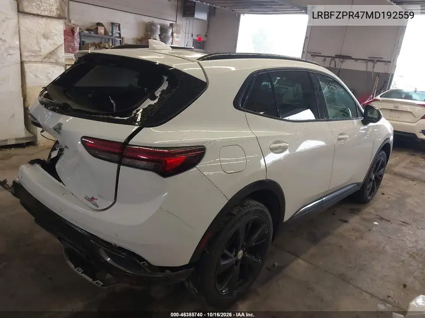2021 BUICK ENVISION VIN LRBFZPR47MD192559 — фото 4