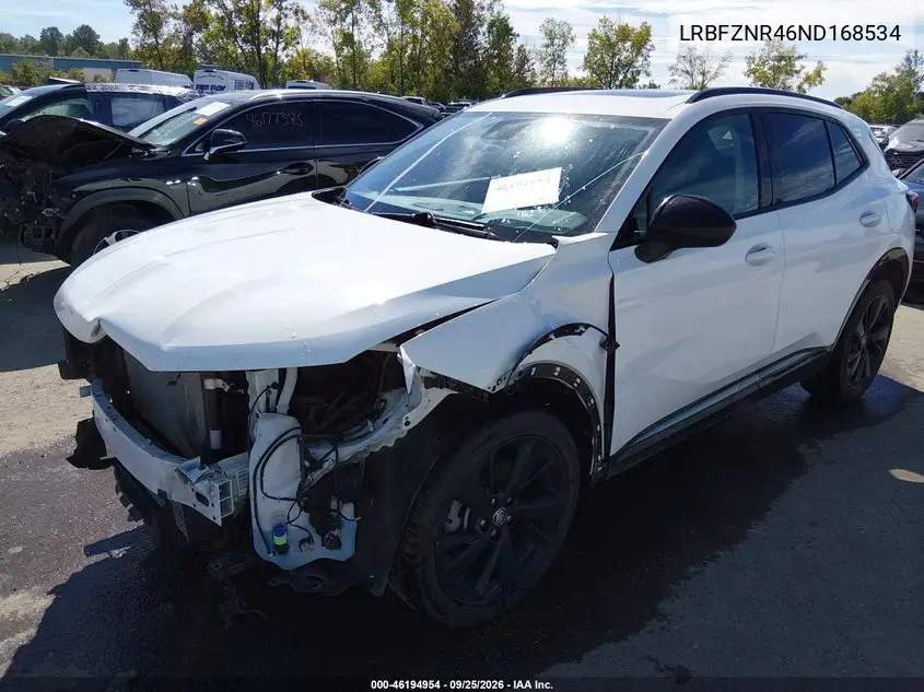 2022 BUICK ENVISION VIN LRBFZNR46ND168534 — фото 2