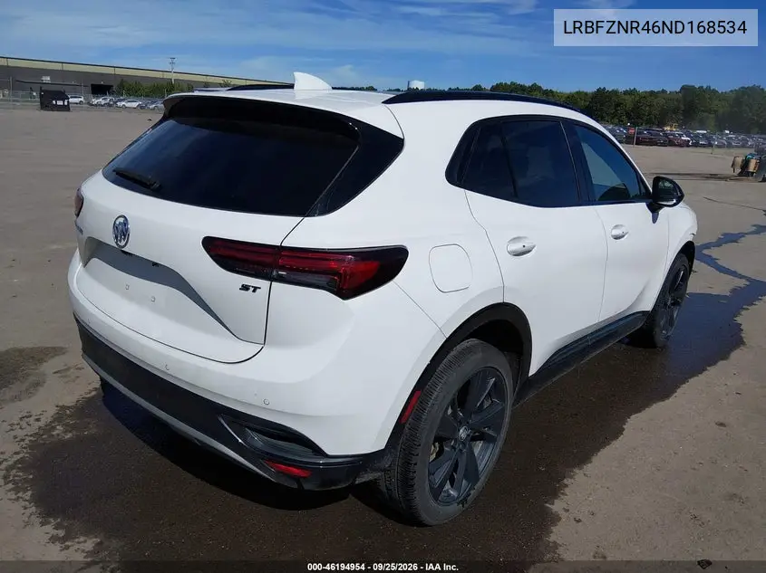 2022 BUICK ENVISION VIN LRBFZNR46ND168534 — фото 4