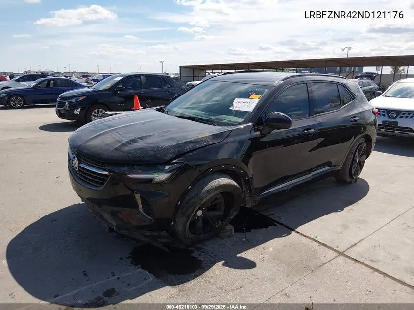2022 BUICK ENVISION VIN LRBFZNR42ND121176 — фото 2