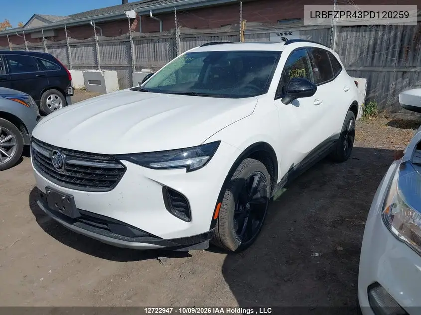 2023 BUICK ENVISION VIN LRBFZPR43PD120259 — фото 2