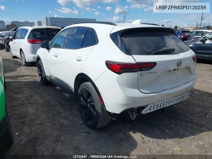 2023 BUICK ENVISION VIN LRBFZPR43PD120259 — фото 3
