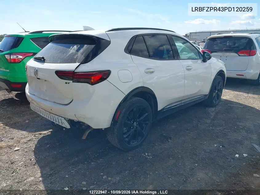 2023 BUICK ENVISION VIN LRBFZPR43PD120259 — фото 4