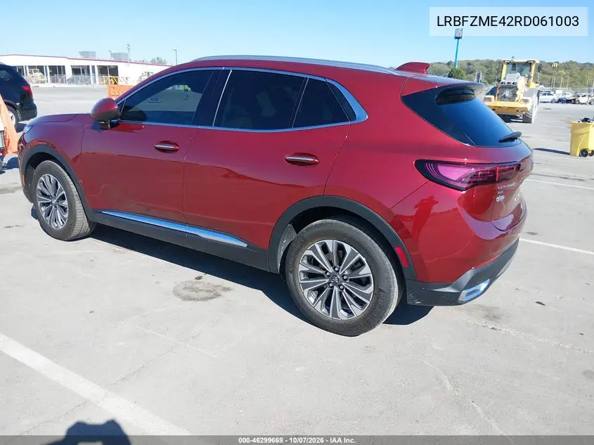 2024 BUICK ENVISION VIN LRBFZME42RD061003 — фото 3