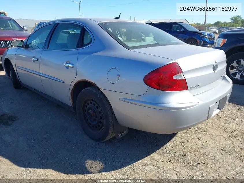 2006 BUICK LACROSSE VIN 2G4WC582661182977 — фото 3