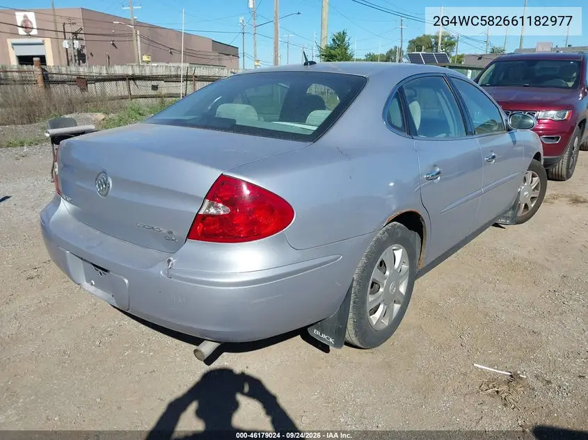 2006 BUICK LACROSSE VIN 2G4WC582661182977 — фото 4