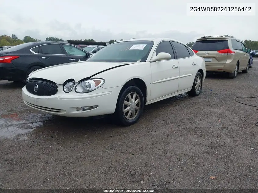 2006 BUICK LACROSSE VIN 2G4WD582261256442 — фото 2