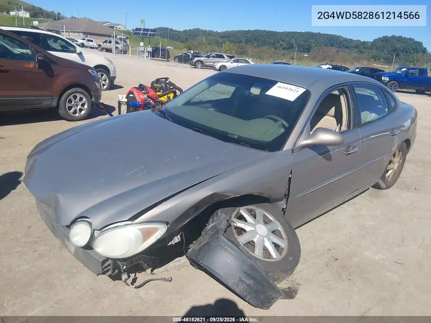 2006 BUICK LACROSSE VIN 2G4WD582861214566 — фото 2