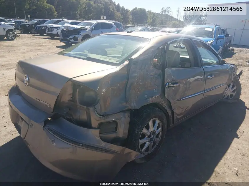 2006 BUICK LACROSSE VIN 2G4WD582861214566 — фото 4