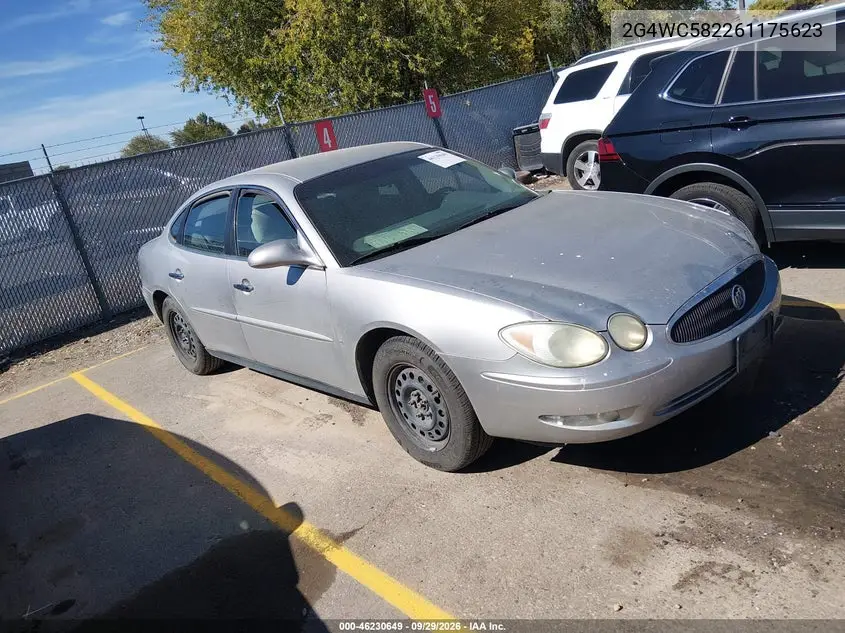 BUICK LACROSSE 2006, VIN 2G4WC582261175623