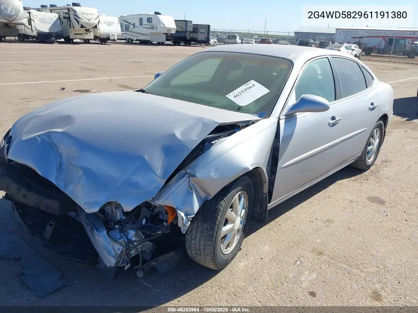 2006 BUICK LACROSSE VIN 2G4WD582961191380 — фото 2