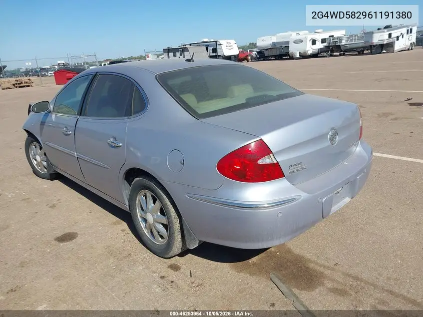 2006 BUICK LACROSSE VIN 2G4WD582961191380 — фото 3