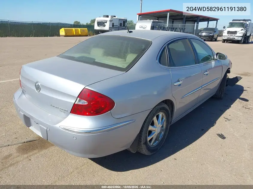 2006 BUICK LACROSSE VIN 2G4WD582961191380 — фото 4