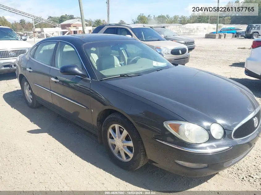 BUICK LACROSSE 2006, VIN 2G4WD582261157765