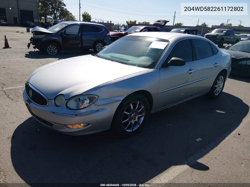 2006 BUICK LACROSSE VIN 2G4WD582261172802 — фото 2