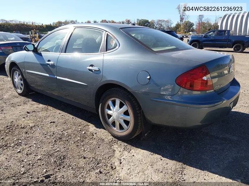 2006 BUICK LACROSSE VIN 2G4WC582261236923 — фото 3